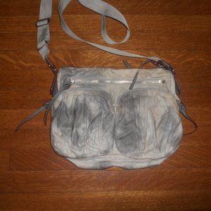 Vintage MZ WALLACE Gray Storm Tie Dye Coated Paige